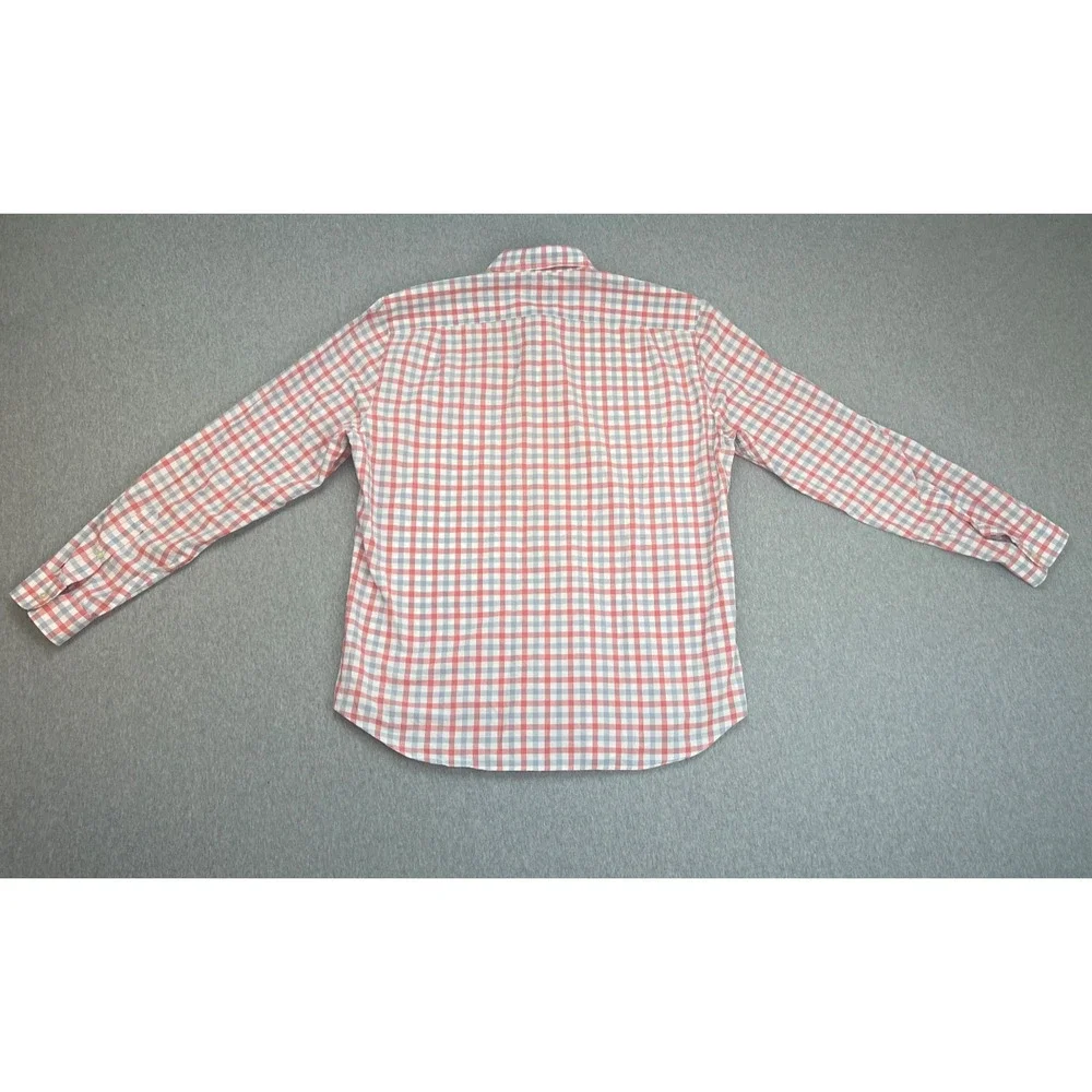 J Crew Shirt Mens Large Plaid 100% Cotton Long‎ Sleeve Button Down